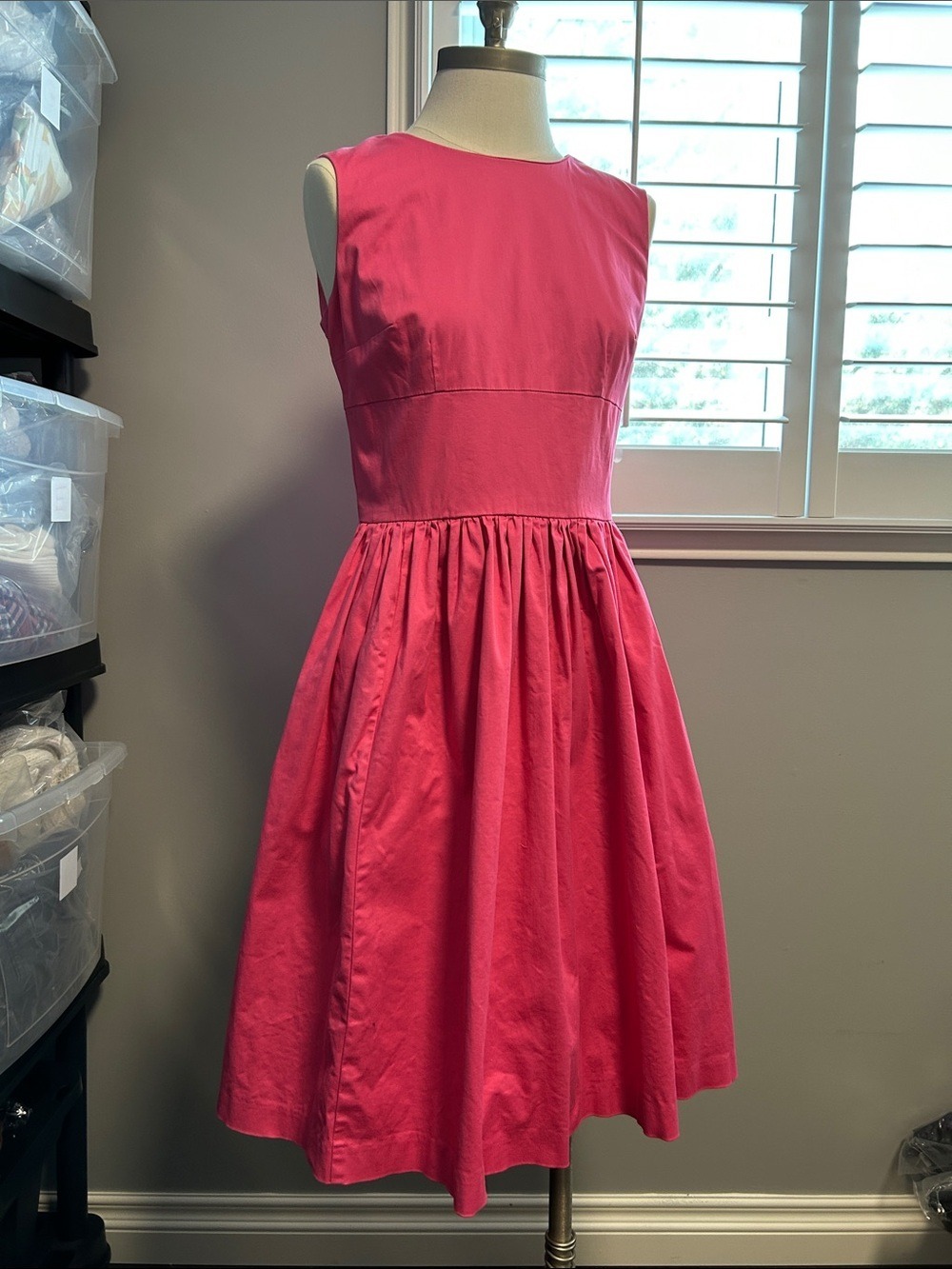 Isaac Mizrahi For Target Pink Sleeveless Midi Dress